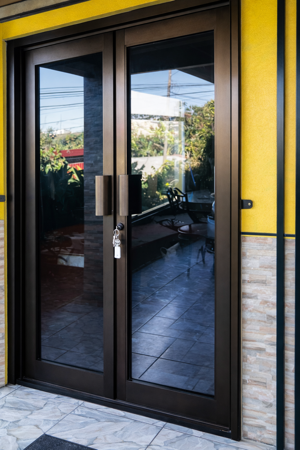 Puertas de vidrio para acceso interior o comercial